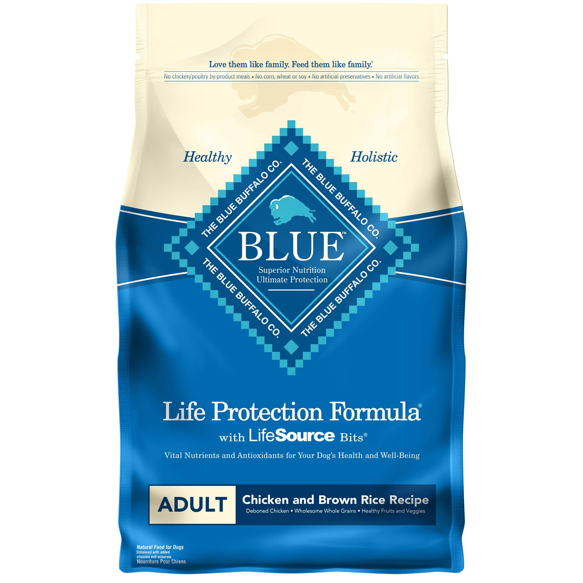 Blue Buffalo Adult Chicken & Brown Rice Dry Dog Food