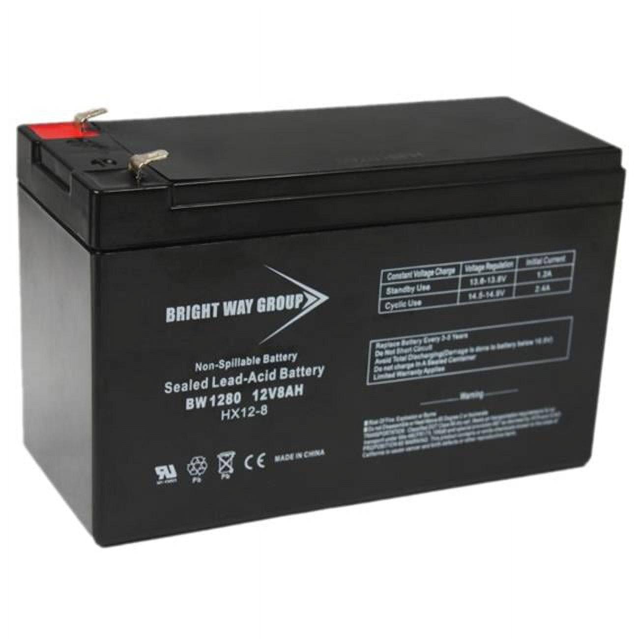 Bright Bw 1280 F1 (0158) 12V 8A Sld LD ACD Bat Bright Way Group Bw 1280 F1 0158 BWG 1280 F1 Battery