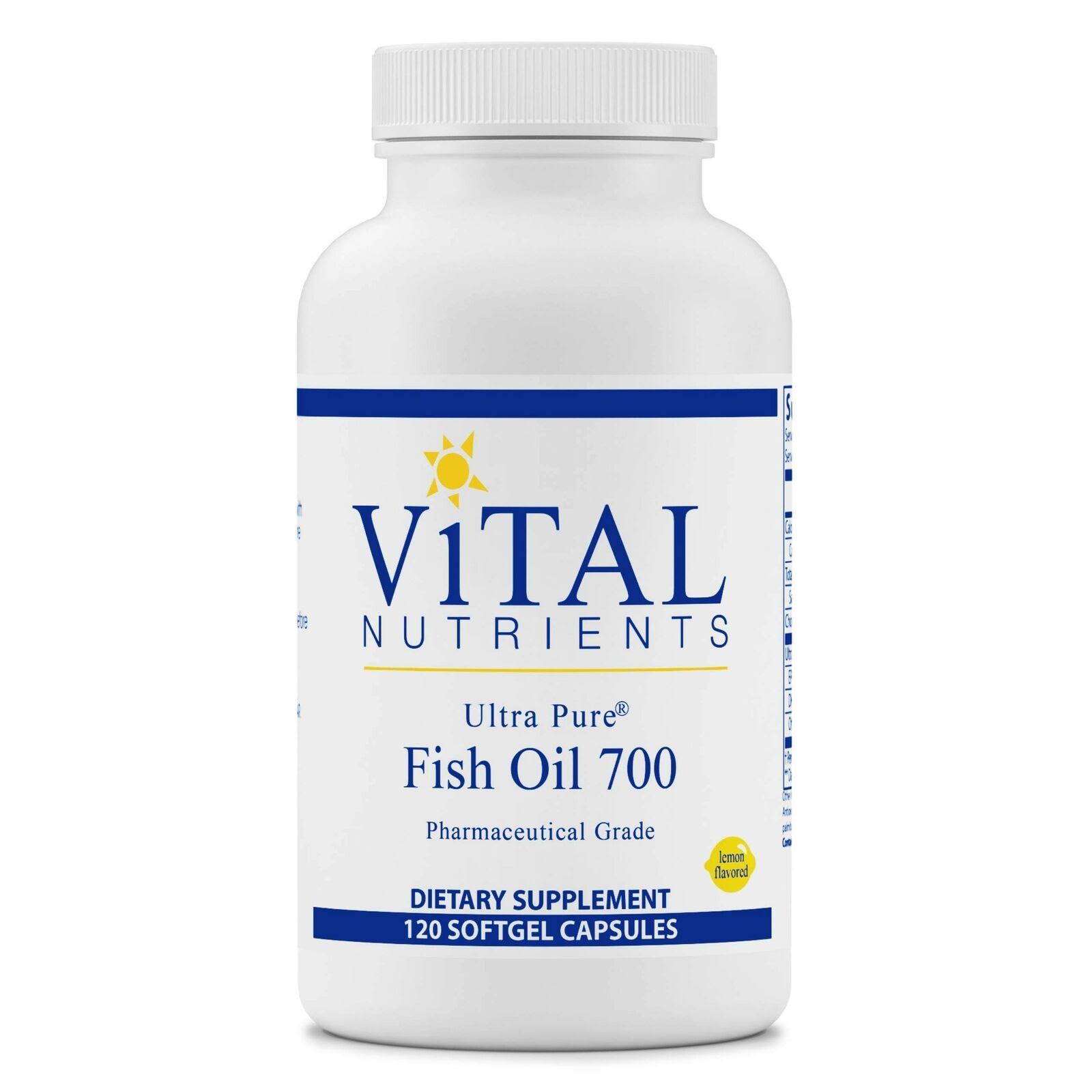 Vital Nutrients Ultra Pure Fish Oil Supplements - 120ct
