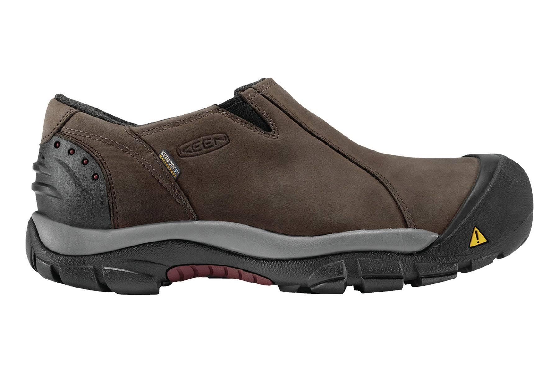 Keen Men's Brixen Low Waterproof Insulated Shoes - Slate Black and Madder Brown, 9 USm