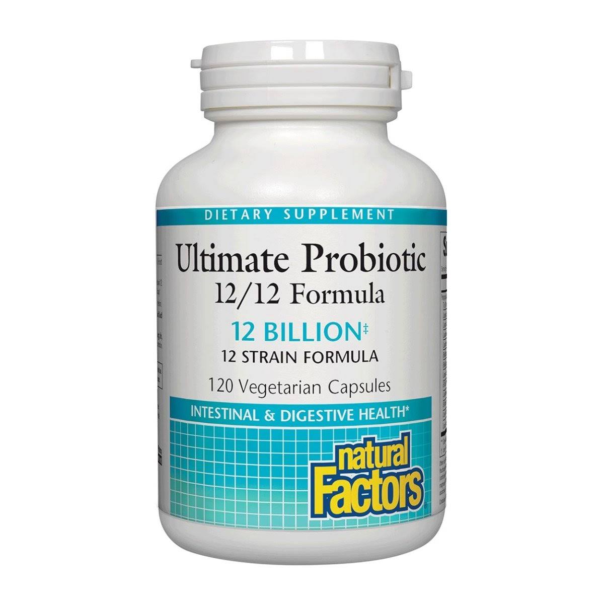 Natural Factors Ultimate Probiotic 12/12 Formula - 120 Capsules