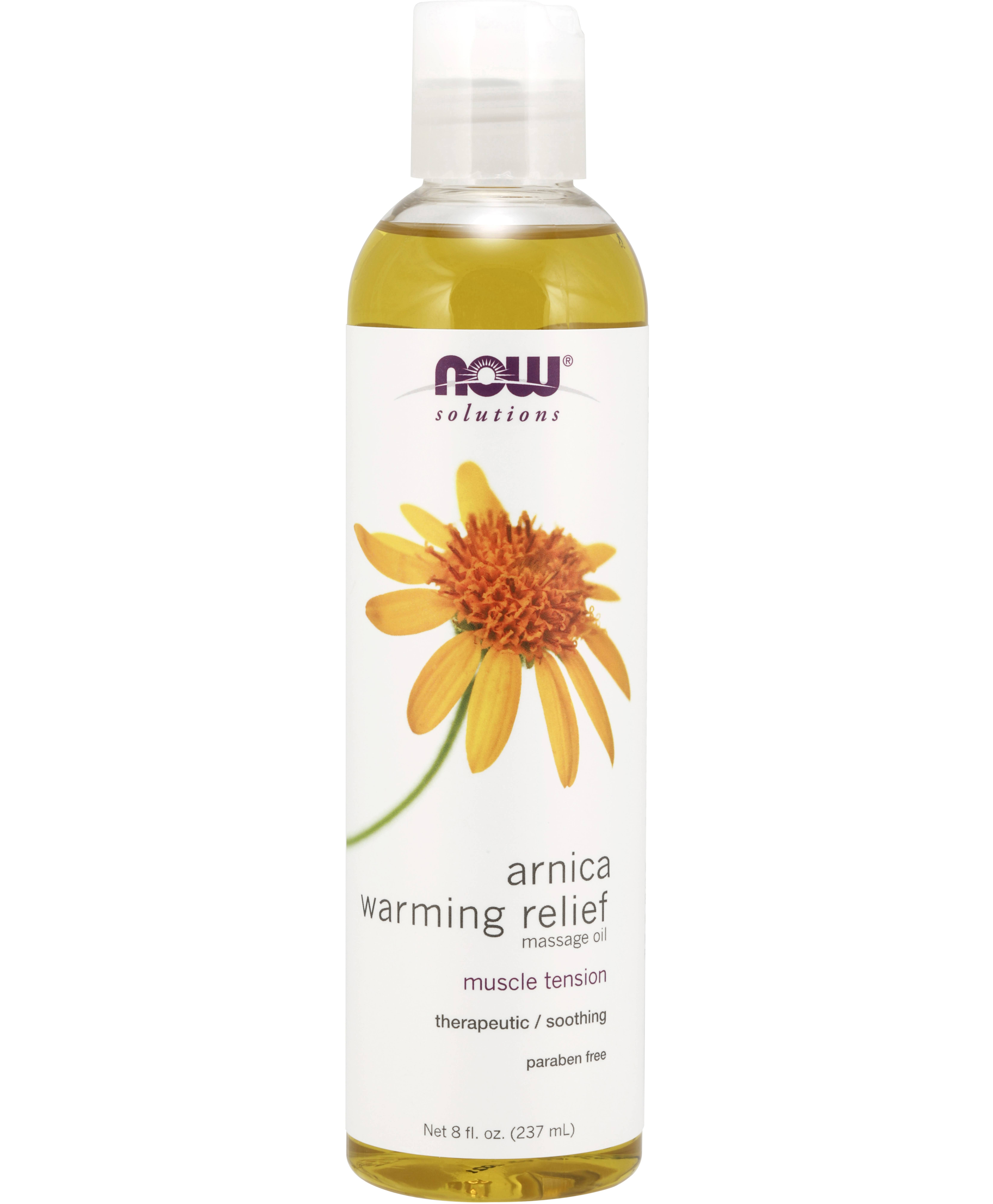 Now Arnica Warming Relief Massage Oil