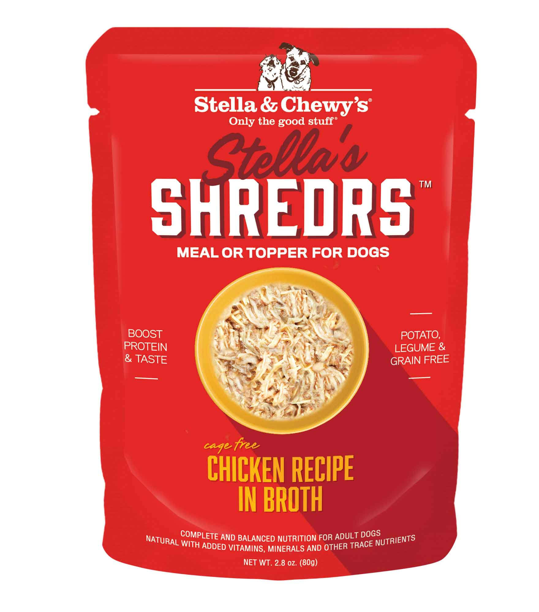 Stella & Chewy's Dog Shredrs Chicken, 2.8-oz
