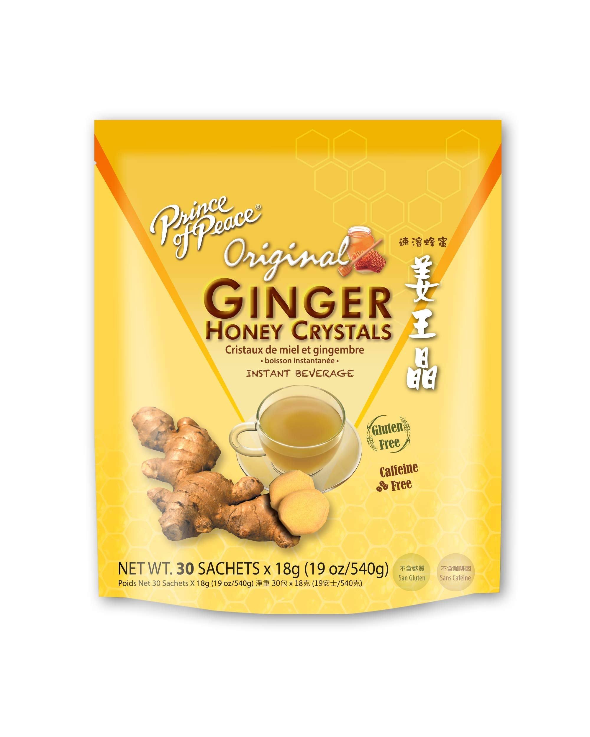Prince of Peace Ginger Honey Crystals - 30 Packet, 540g
