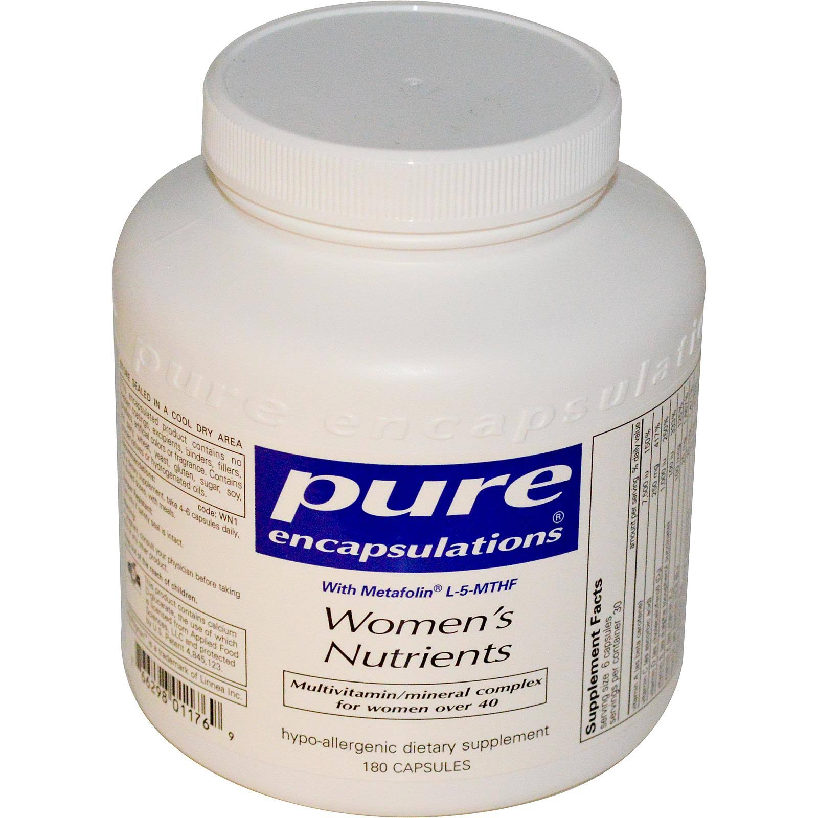 Pure Encapsulations, Women's Nutrients, 180 Capsules