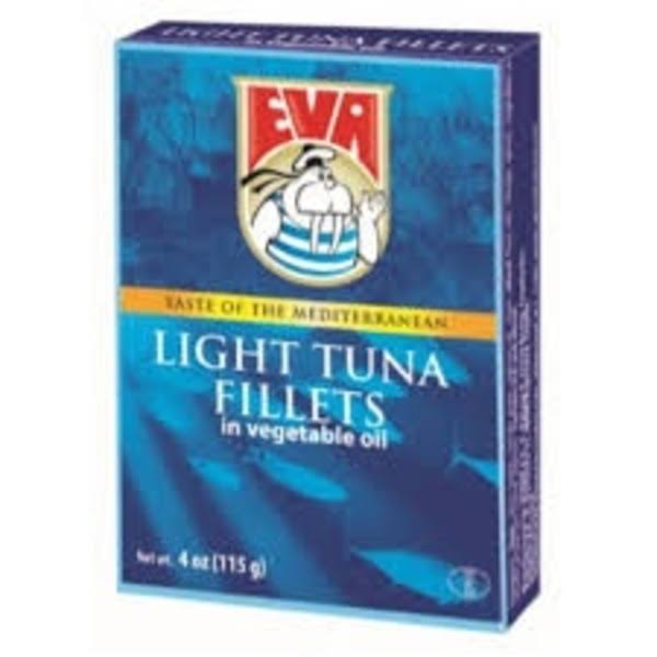 Eva Light Tuna Fillets in Vegetable Oil - 115 G