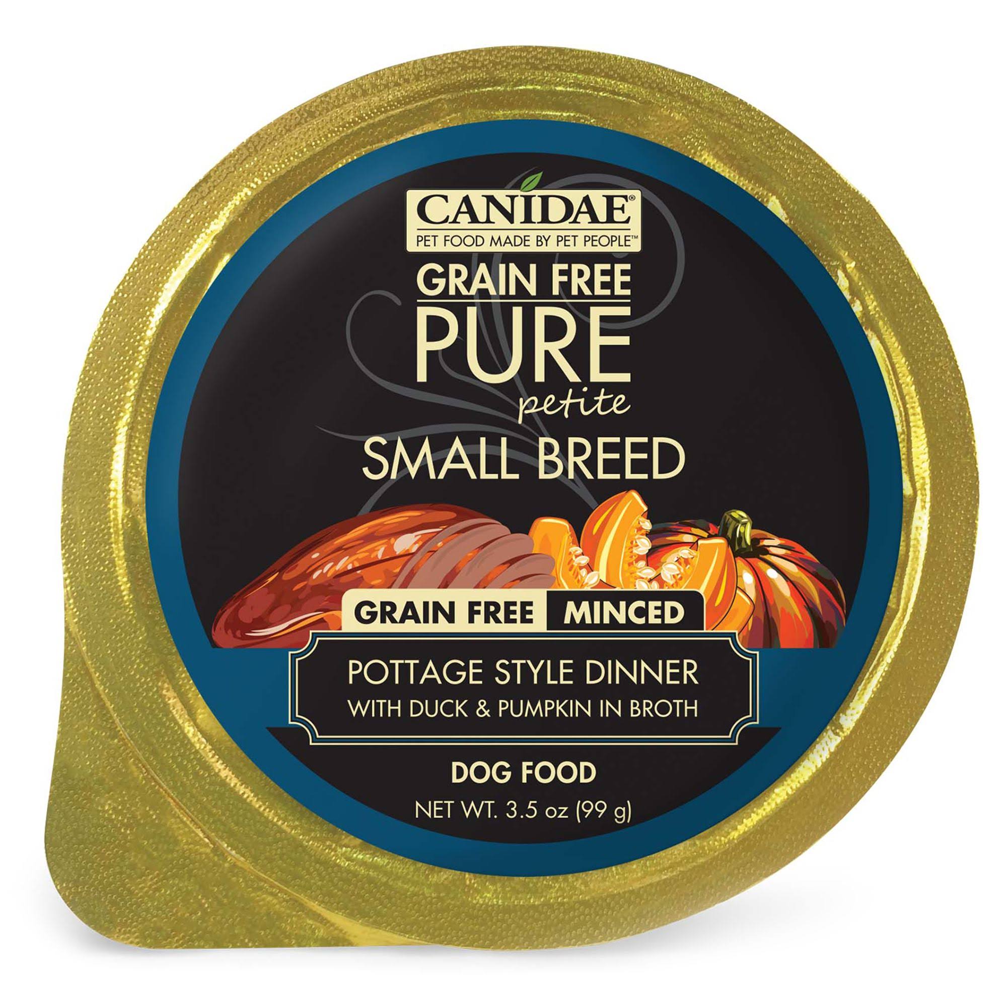 Canidae - Pure - Canidae Pure Petite Small Breed Minced Wet Food (Case of 12 ), DUCK/PUMPKIN / 3.5 OZ