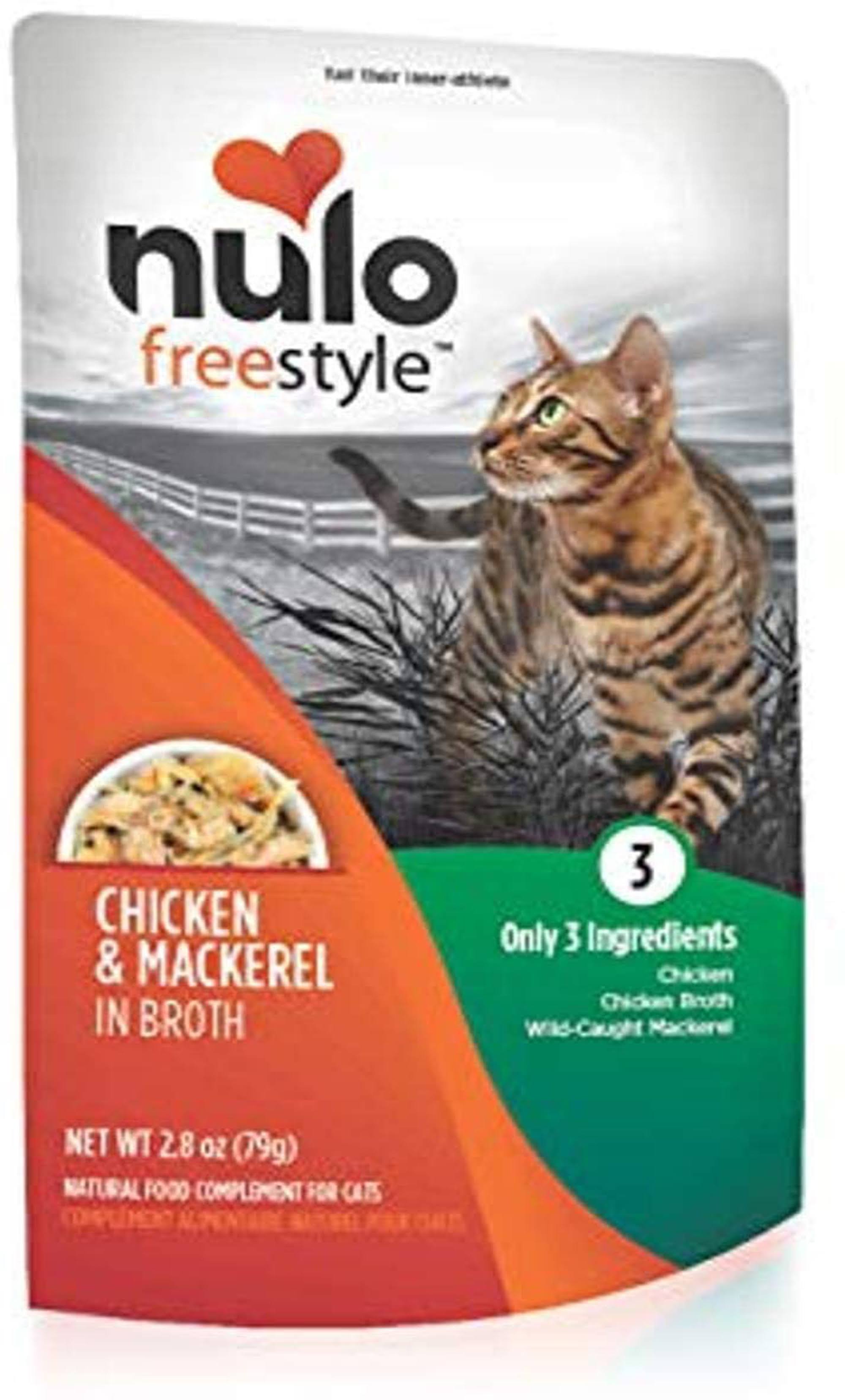 Nulo Freestyle - Cat Food Topper - Chicken & Mackerel - 2.8oz