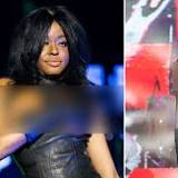Azealia Banks makes shocking exit from Miami Pride concert after going on rant with her breasts fully exposed: 'I really ...