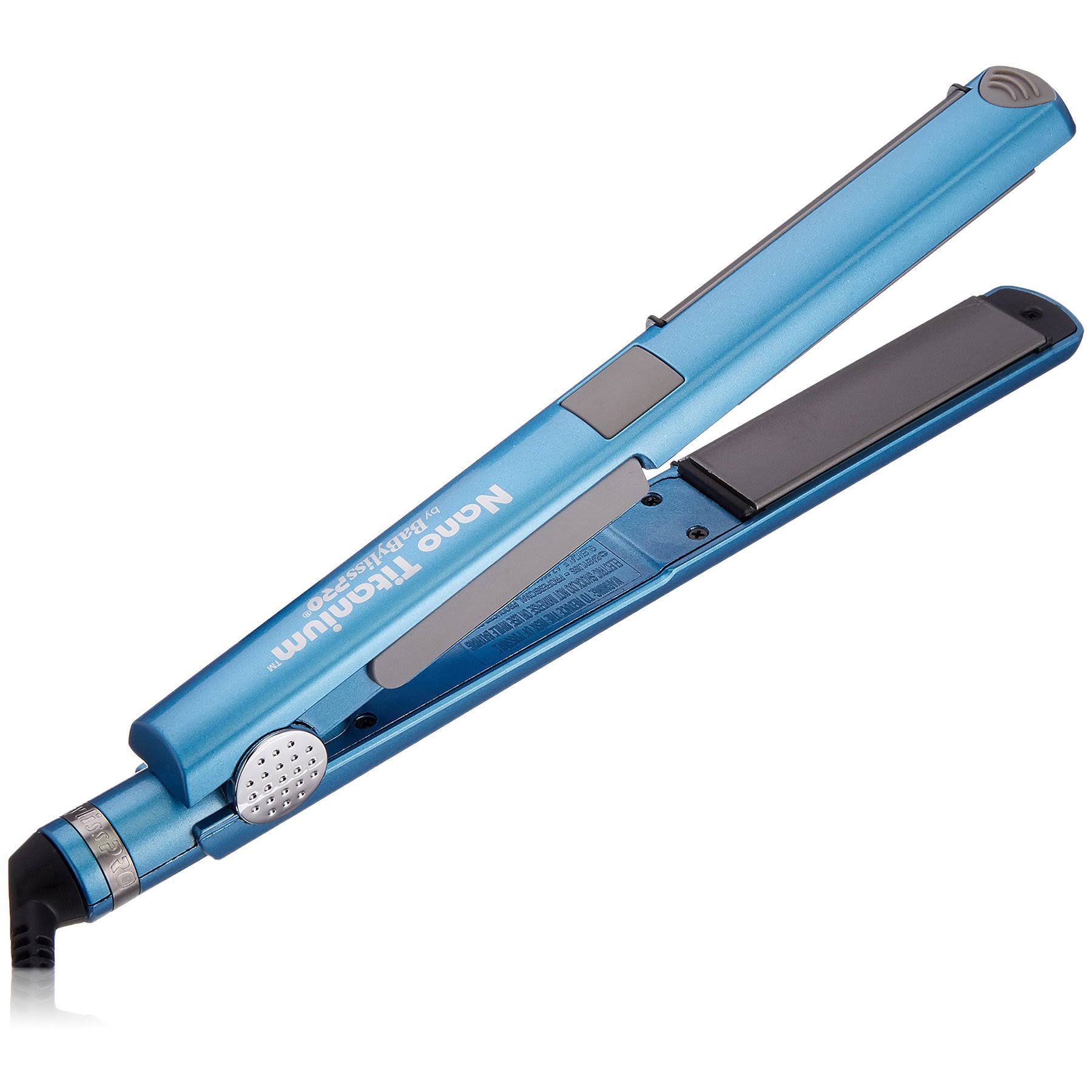 Babyliss Pro Professional Nano Titanium U Styler Iron - Blue, 1", 40W