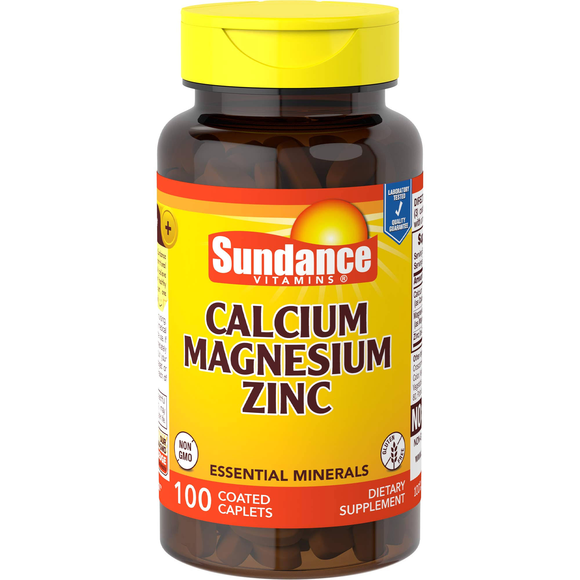 Sundance Calcium Magnesium Zinc D3 Dietary Supplement - 100ct
