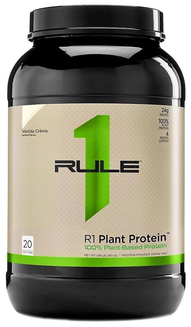Rule1 R1 Plant Protein Vanilla Crème 1.7 lbs