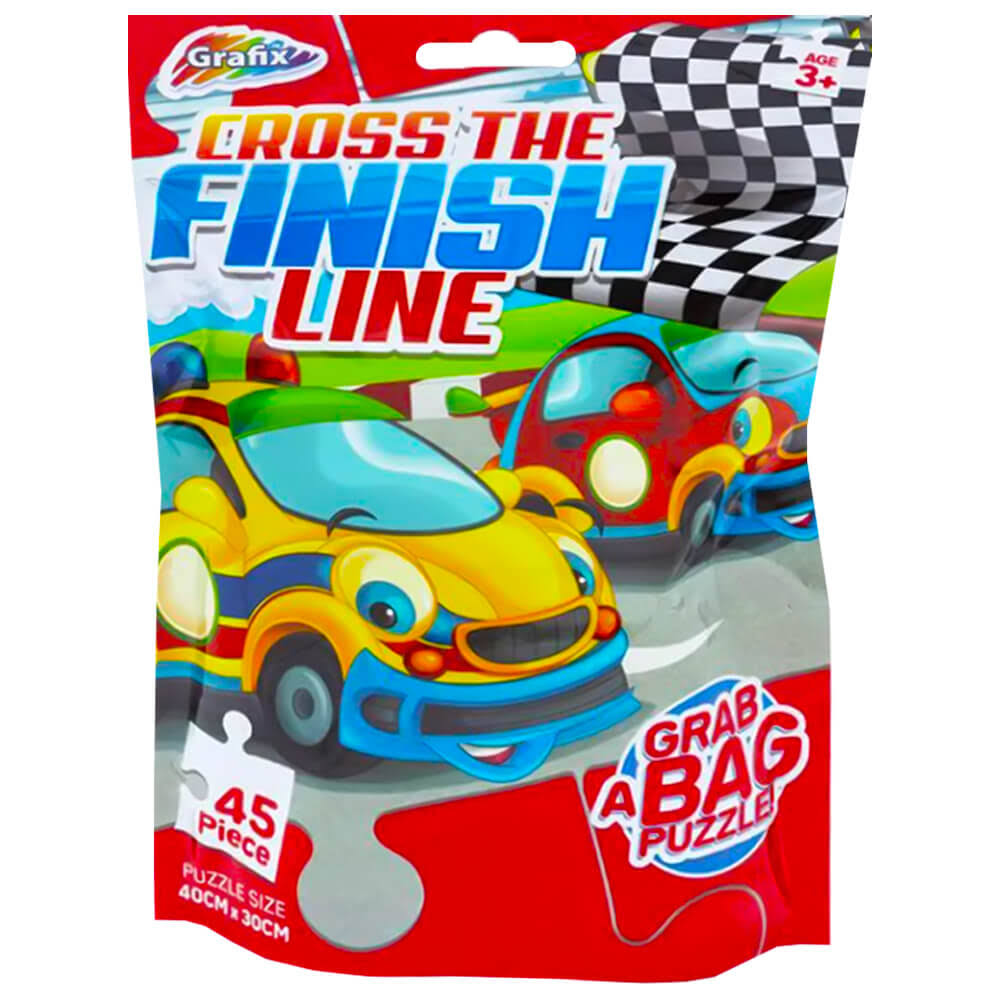Grafix 45 Piece Racing Puzzle Bag