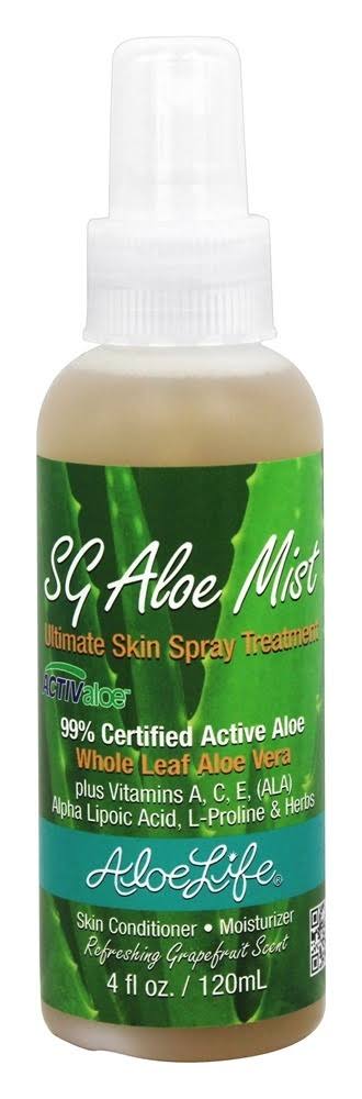 Aloe Life International SG Aloe Mist - Grapefruit Scent, 4oz