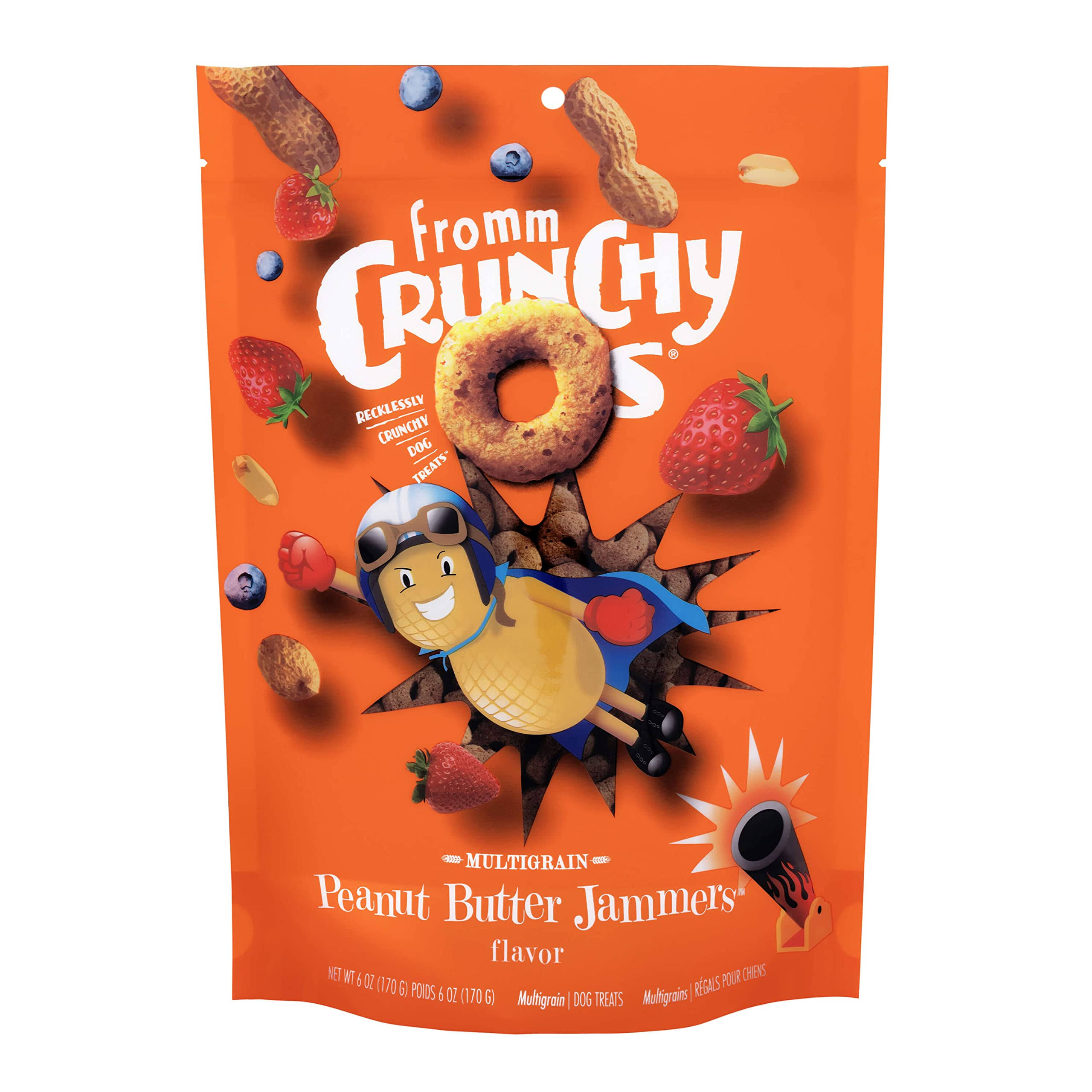 Fromm - Crunchy O's Peanut Butter Jammers Dog Treats 6-oz