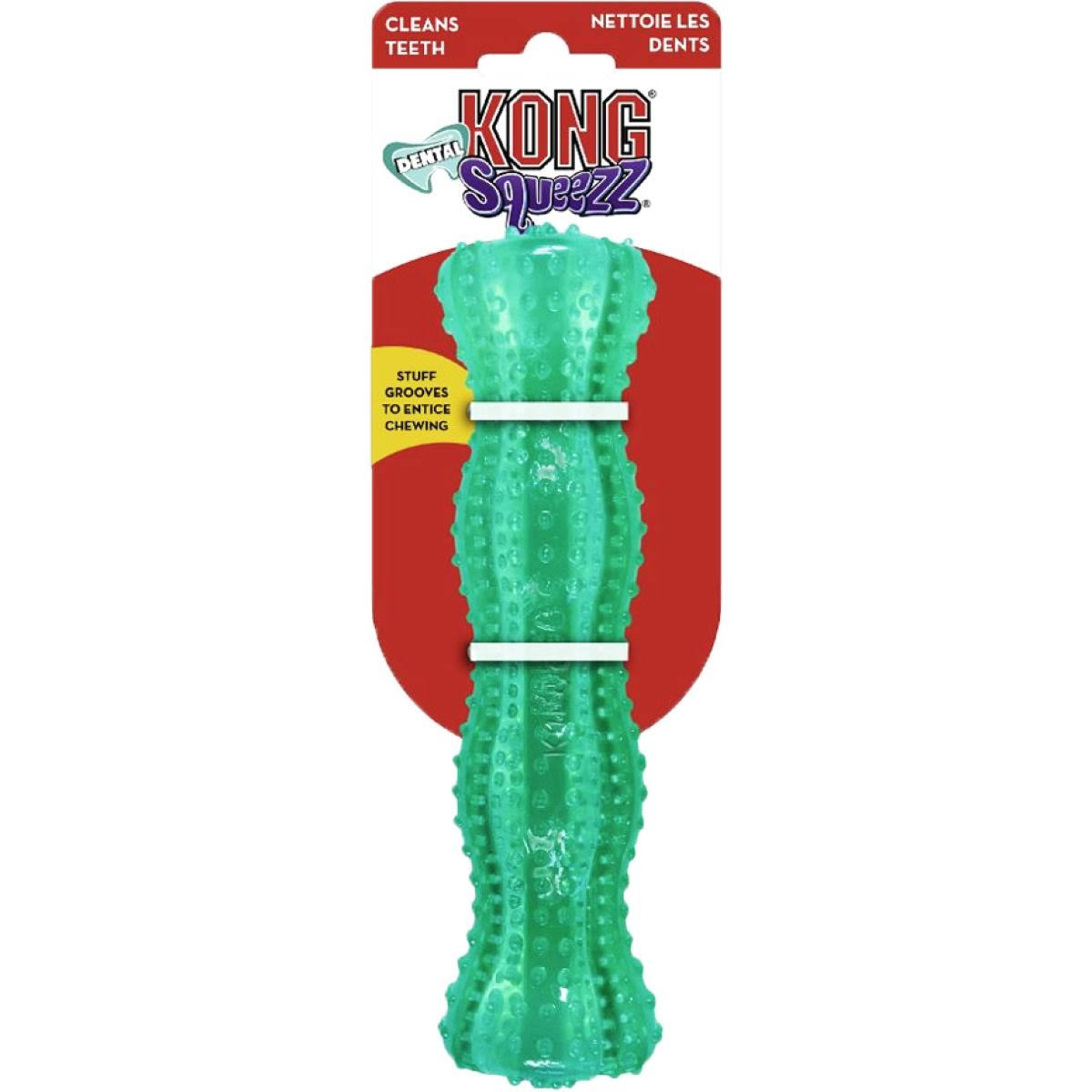 Kong Squeezz Dental Stick Dog Toy - Medium