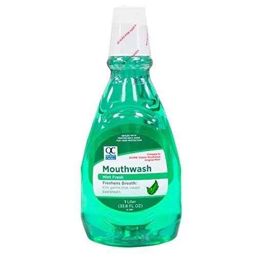 Quality Choice Mint Fresh Mouthwash 1000ml Each (2) | Health Care | Free Shipping On All Orders | Best Price Guarantee | Delivery Guaranteed