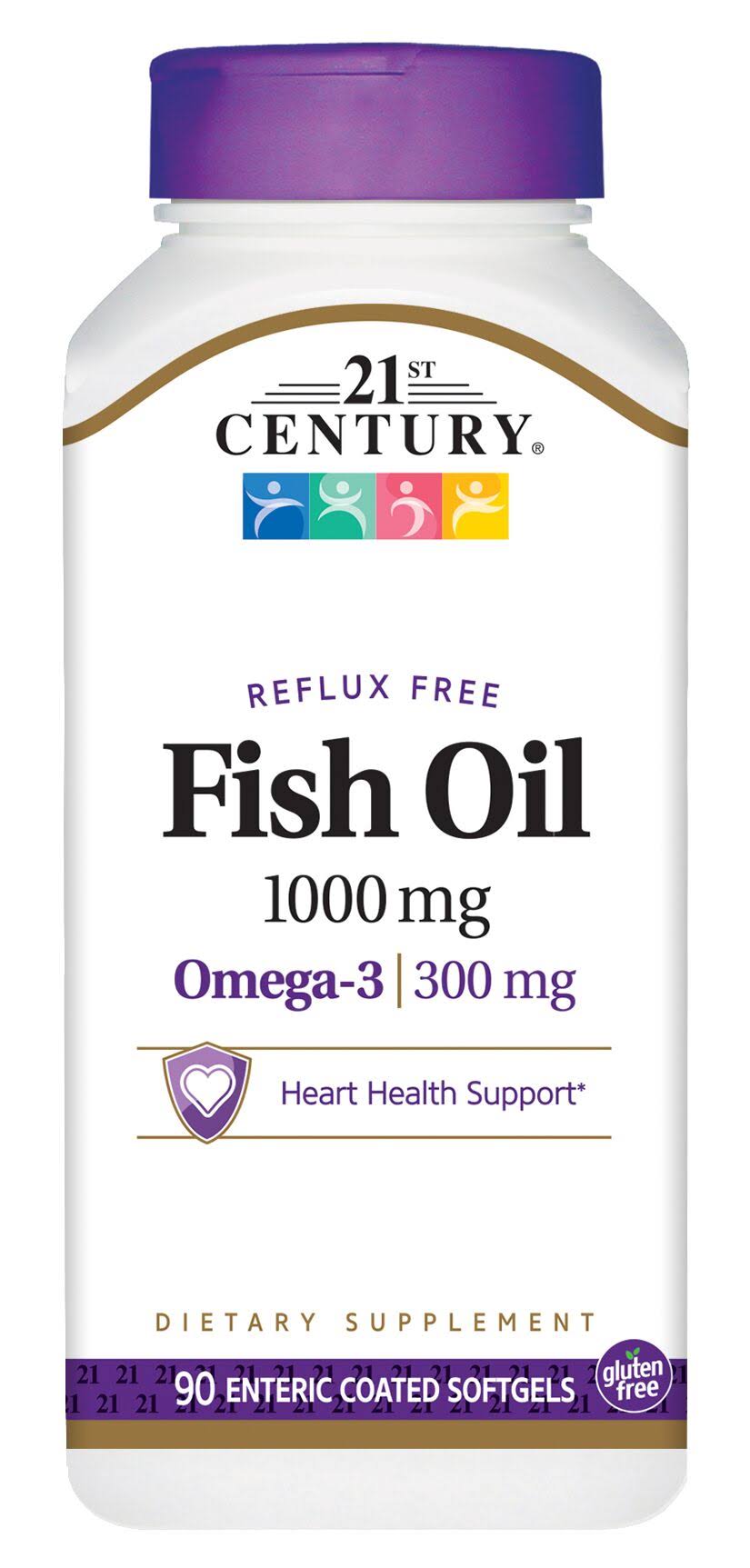 21st Century Fish Oil Dietary Supplement - 90 Count