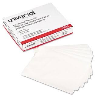 Universal Laminating Pouches - 9" x 11.5", Matte Clear
