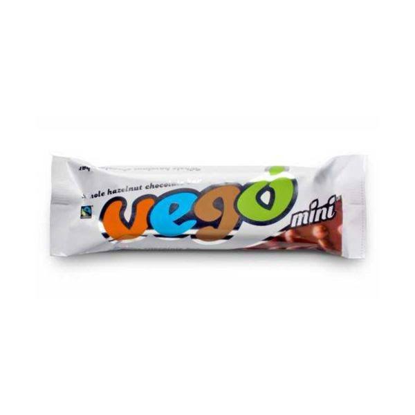 Vego Fairtrade Mini Whole Hazelnut Chocolate Bar - 65g