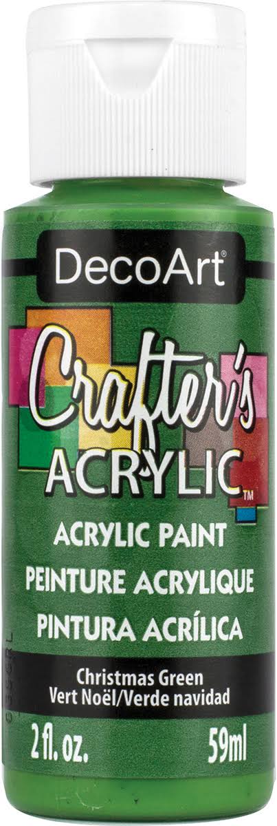Crafter's Acrylic All-Purpose Paint - Christmas Green, 2oz