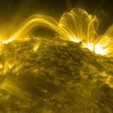 Are The Sun's Magnetic Arches An Optical Illusion?
