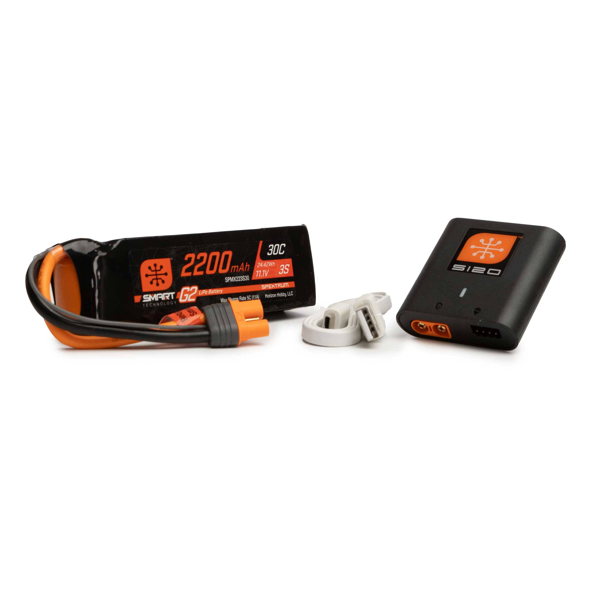 Spektrum Smart G2 Powerstage Air Bundle 3S 2200mAh Lipo Battery/S120 Charger