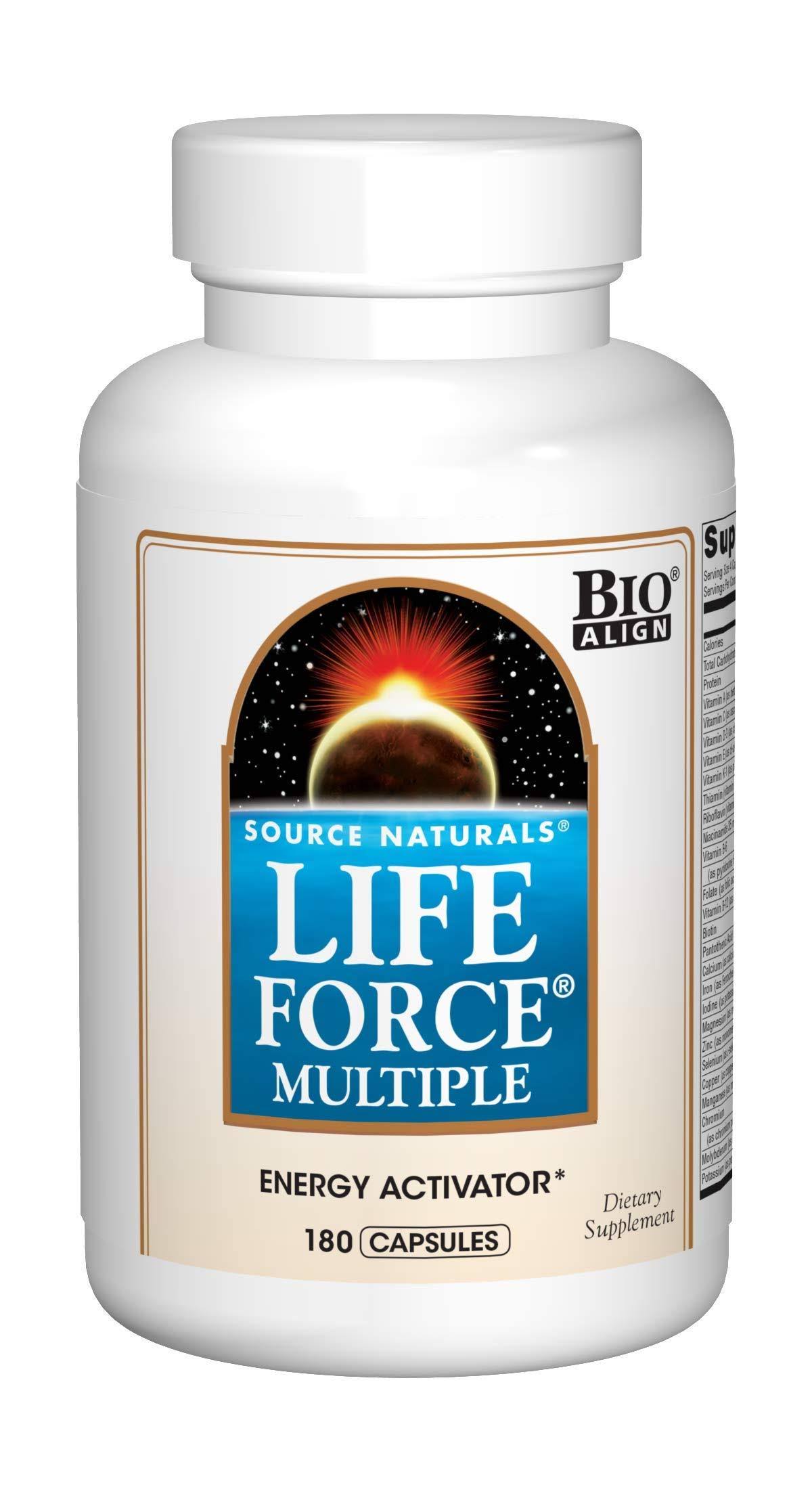 Source Naturals Life Force Multiple Energy Activator Supplement - 180 Capsules
