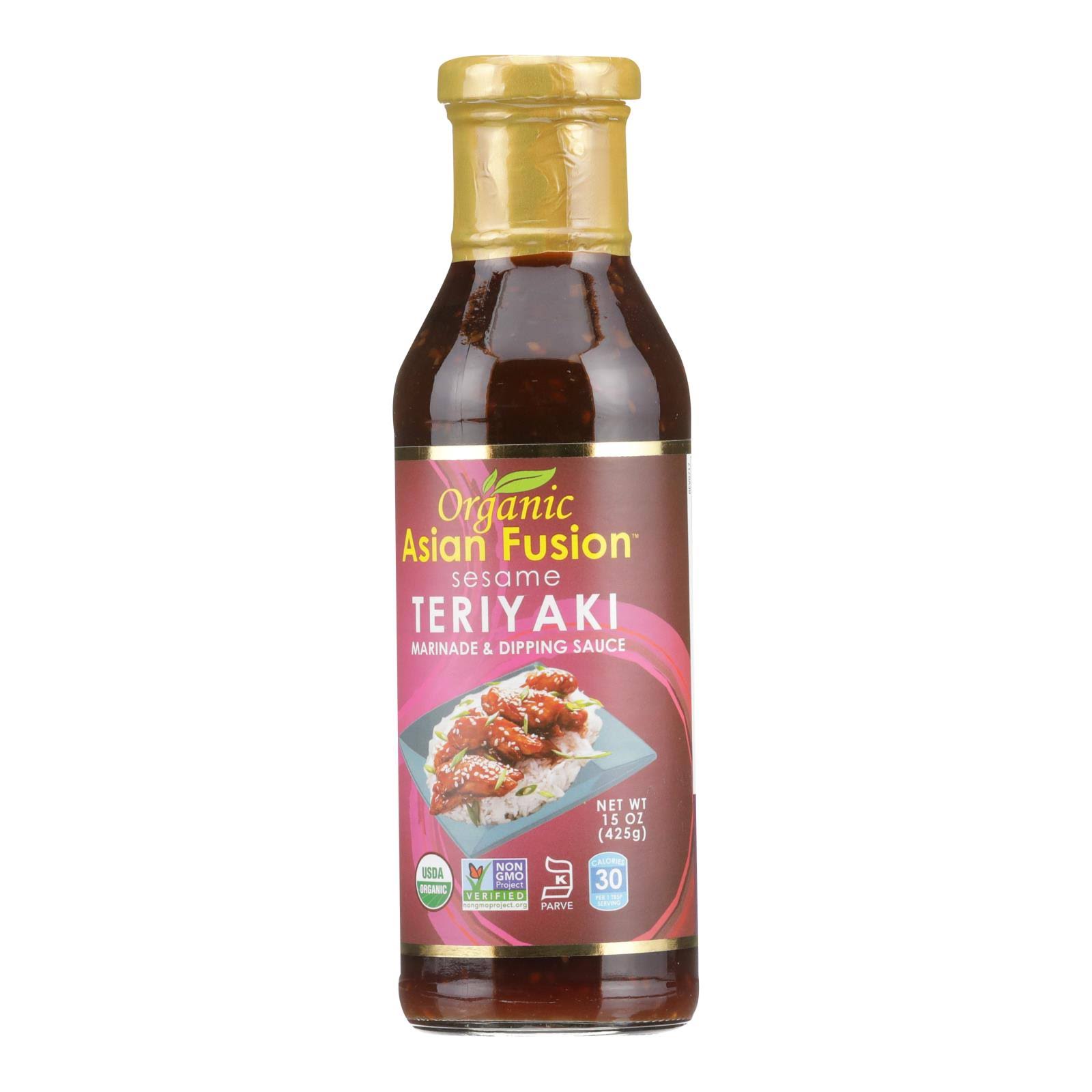 Asian Fusion Sauce - Sesame Teriyaki - Case of 6 - 15 fl oz.