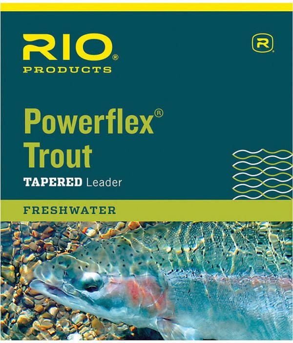 Rio Powerflex Trout Tapered Leader - 9'