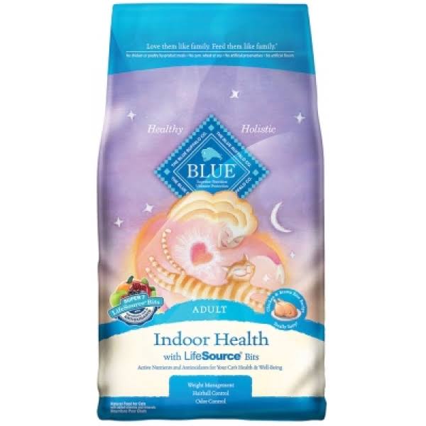 Blue Buffalo Adult Cat Indoor Formula Dry Cat Food - 3 lb