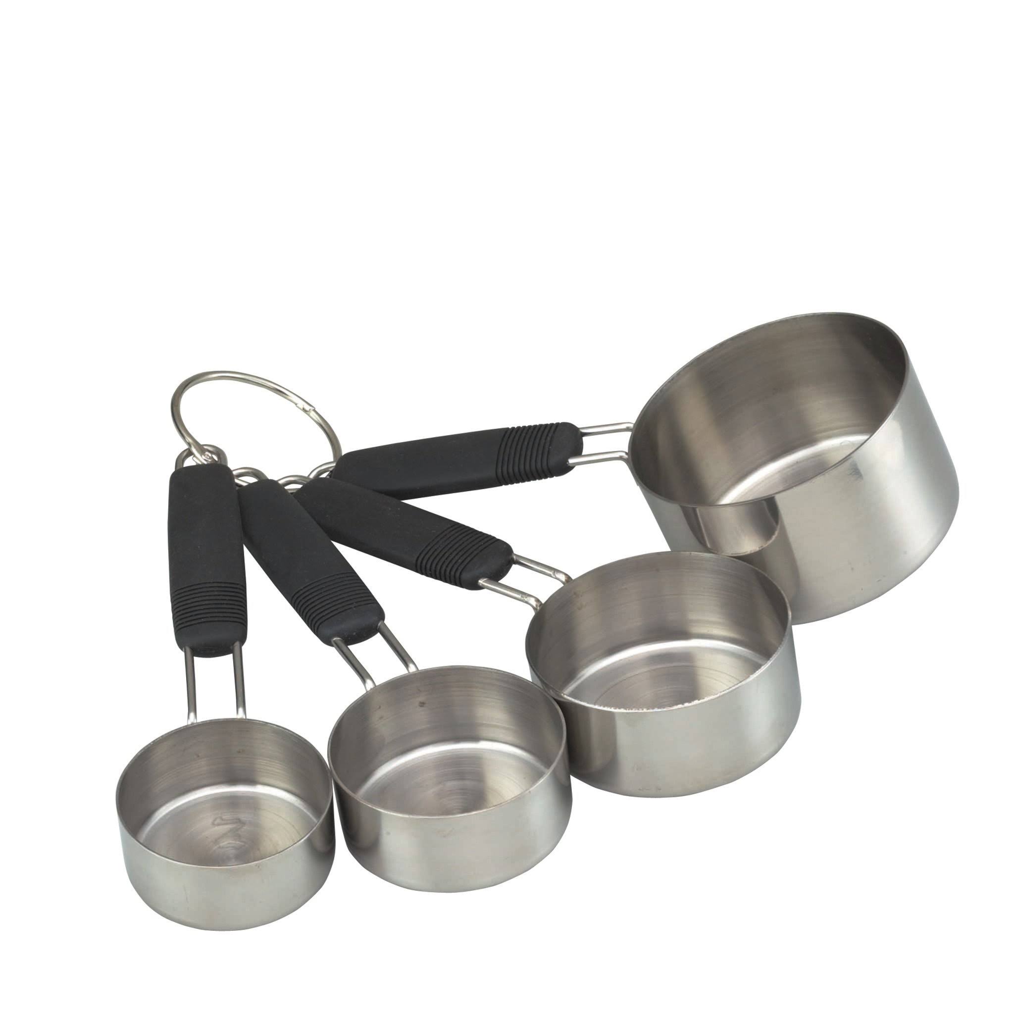 Master Class Professional Stainless Steel 4-Piece Measuring Cup Set