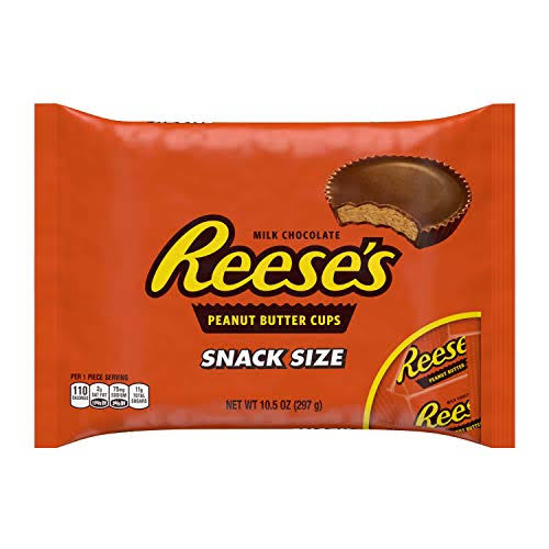 Reese's Milk Chocolate Peanut Butter Cups Snack Size - 297g