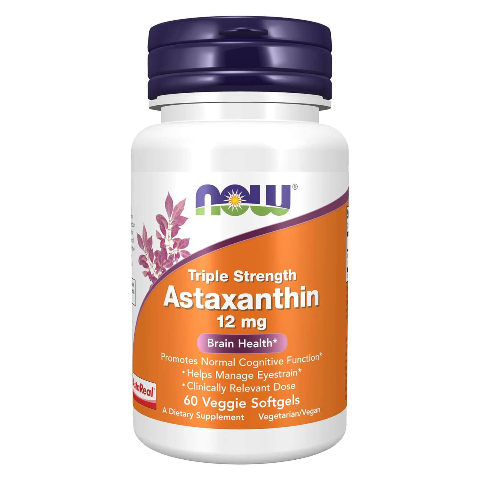 Now Foods, Triple Strength Astaxanthin, 12 mg, 60 Veggie Softgels