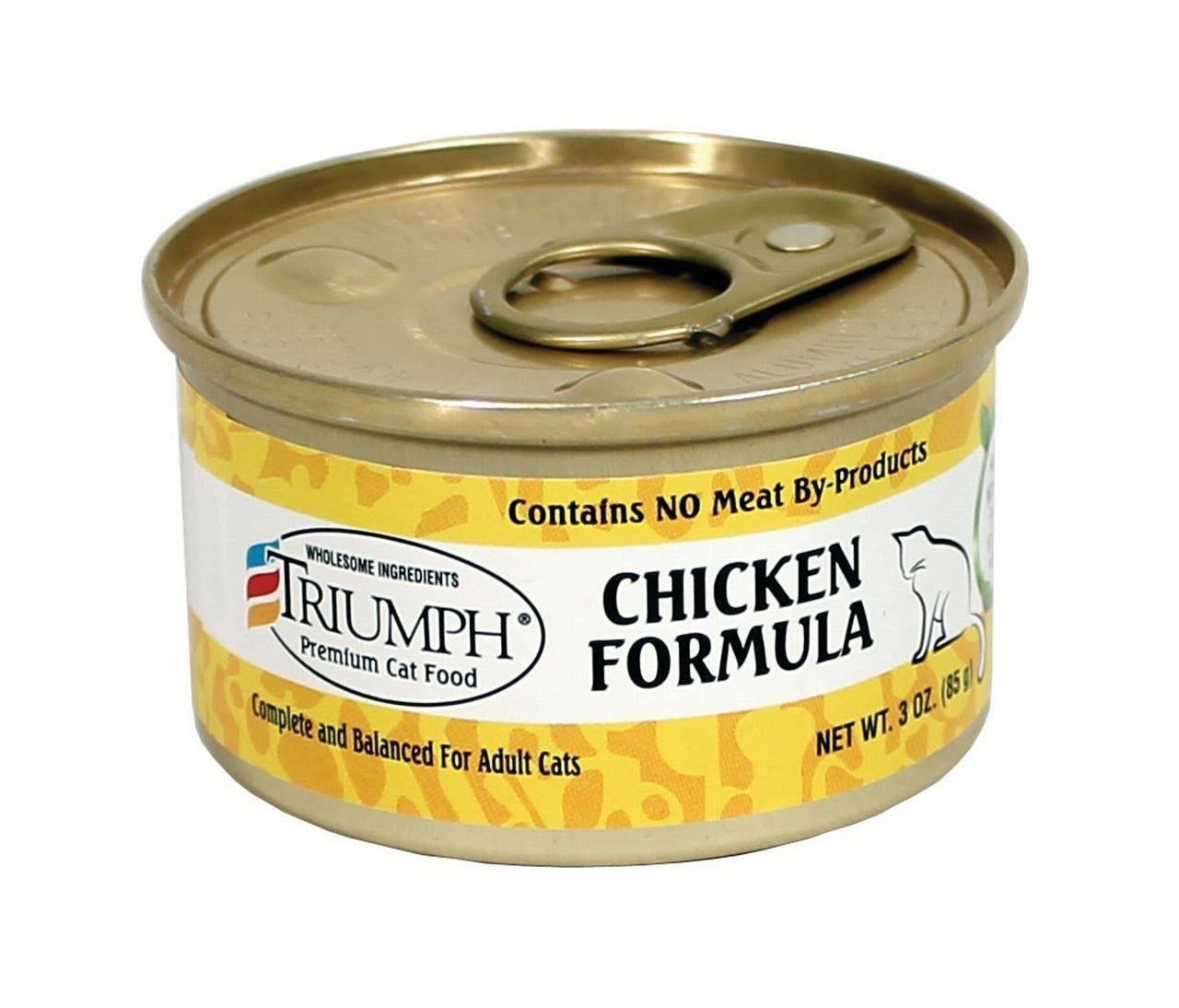 Triumph Canned Cat Food - Chicken, 3oz