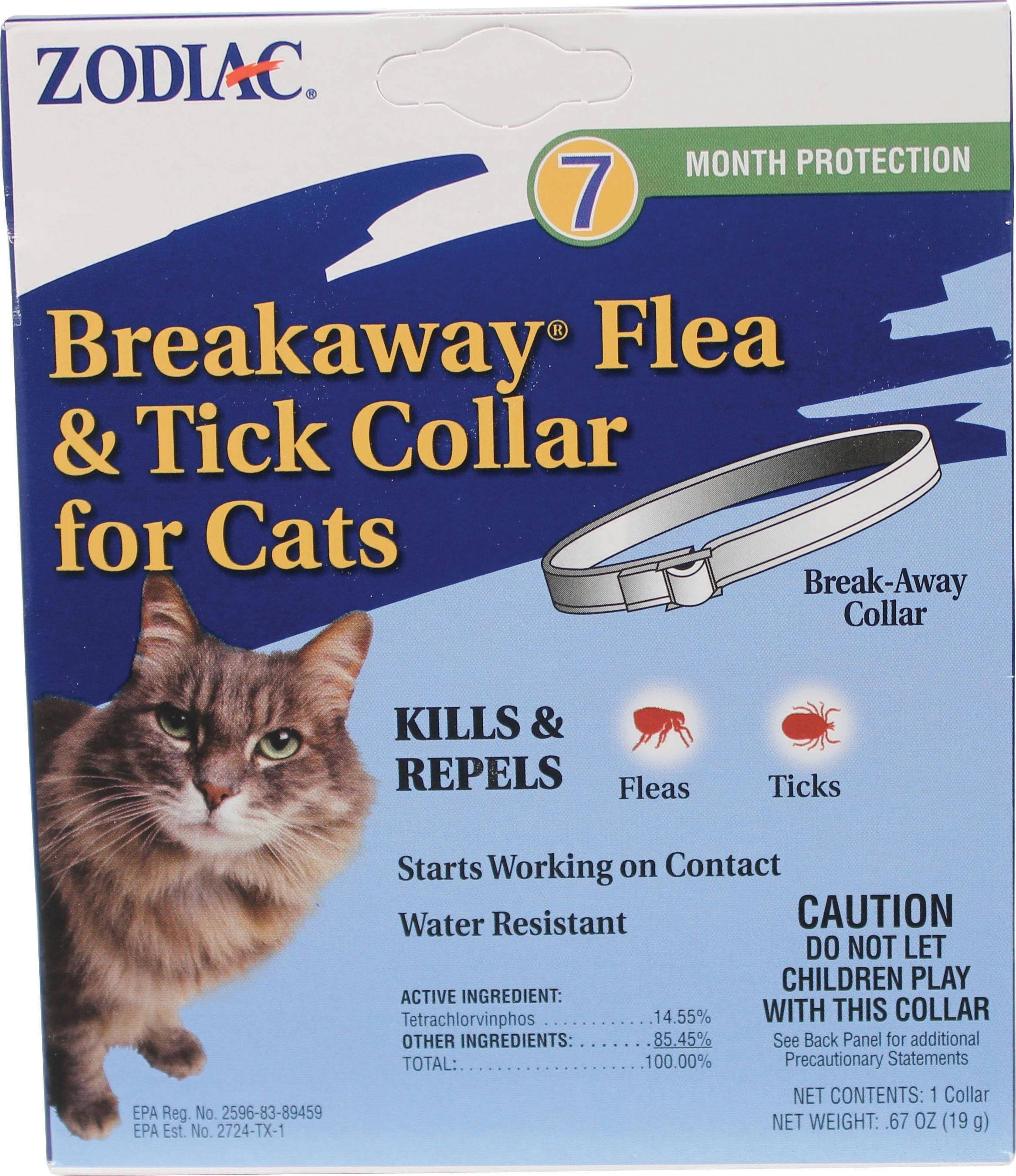 Zodiac Breakaway Flea and Tick Collar For Cats