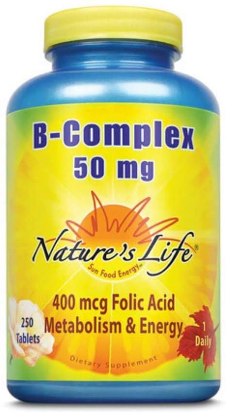 Natures Life B-Complex Supplement - 50mg, 250ct