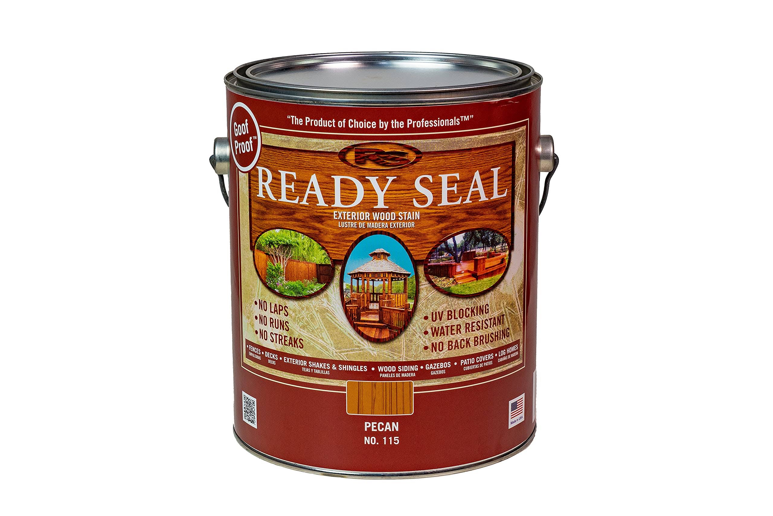 Ready Seal Exterior Wood Stain and Sealer - 1gal, Pecan
