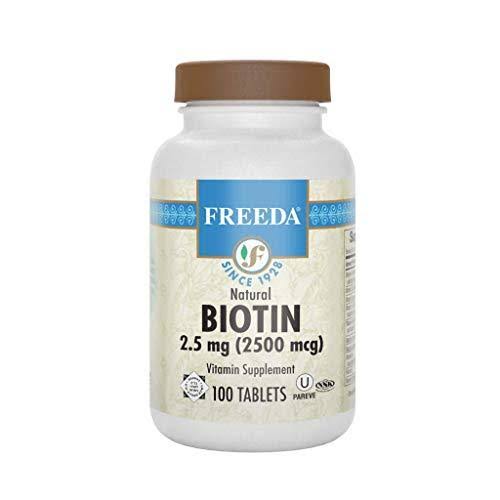 Freeda Natural Biotin Supplements - 100ct
