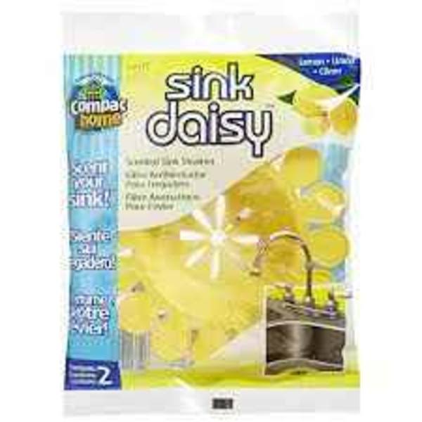 Compac Sink Daisy Scented Sink Strainer - Lemon