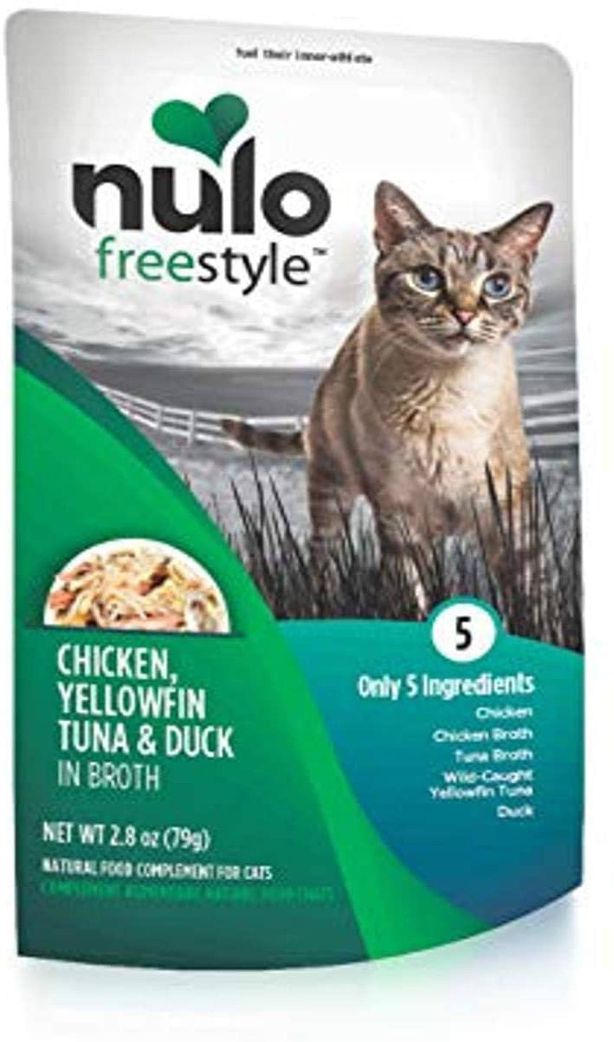 Nulo Freestyle Cat Food Topper Chicken; Yellowfin Tuna