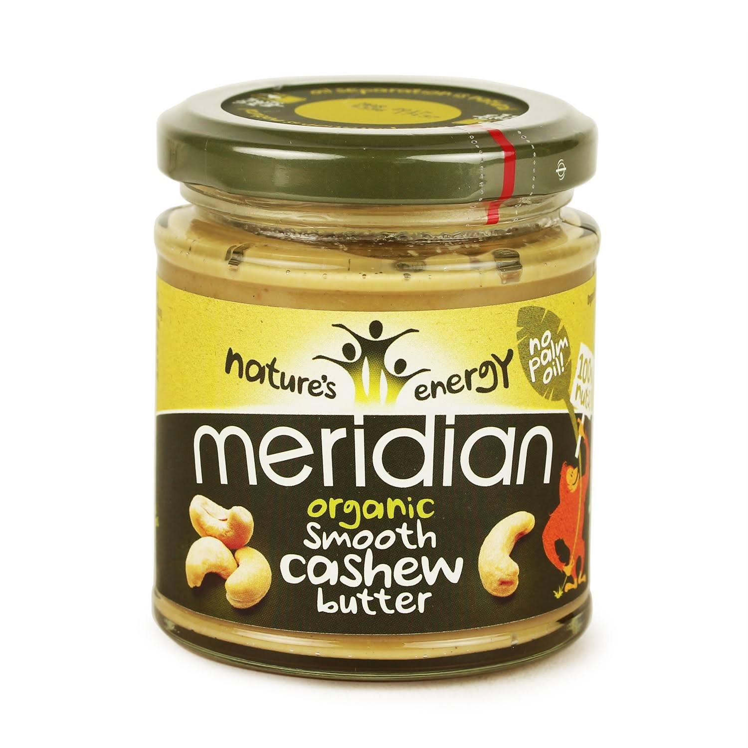 Meridian Organic Cashew Butter, Smooth - 170 grams