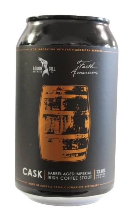 Lough Gill - Cask Barrel Aged Imperial Irish Coffee Stout 12.0% ABV 330ml Can