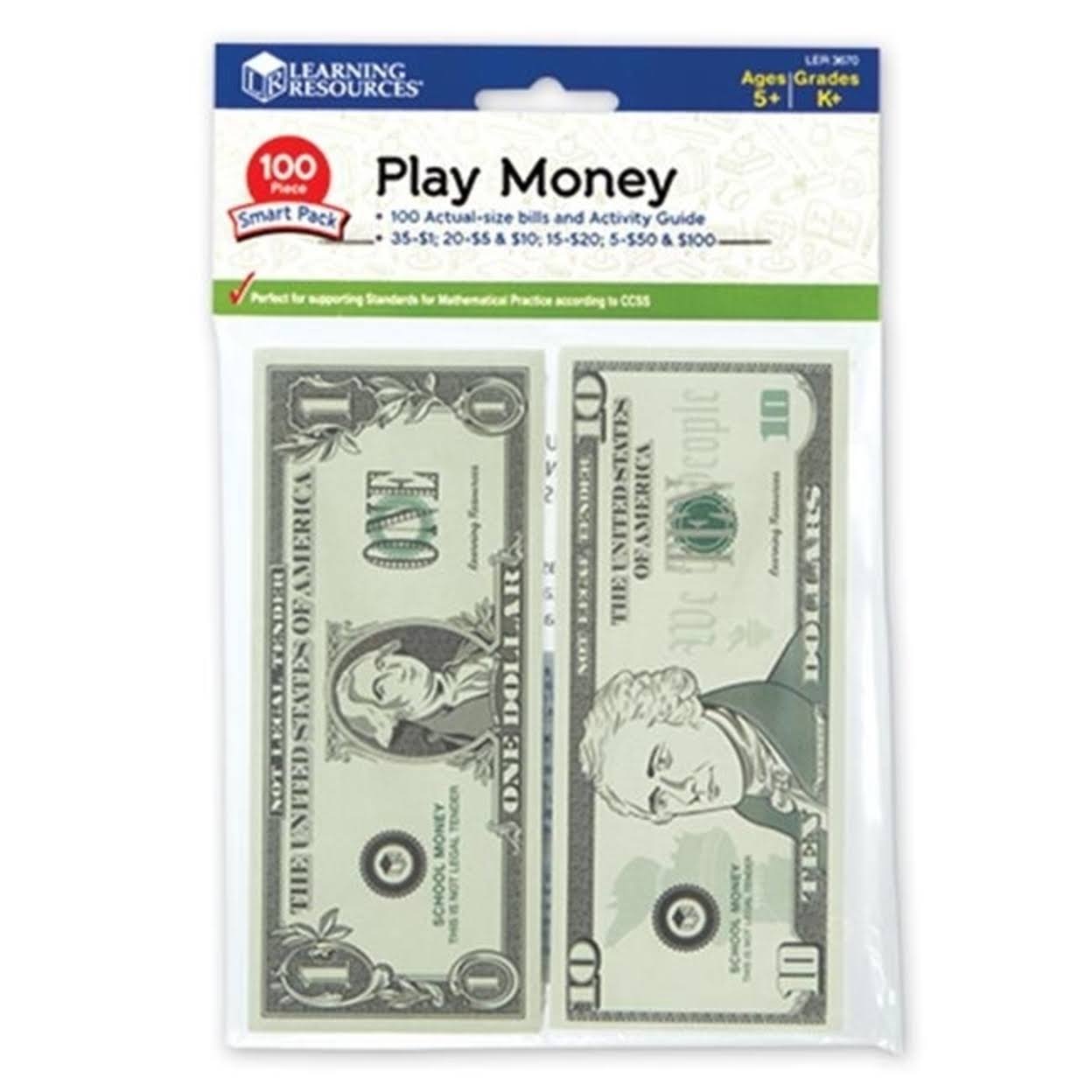 Learning Resources Play Money Smart Pack