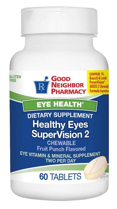 GNP Healthy Eyes Supervision 2 Chewable 60 ct