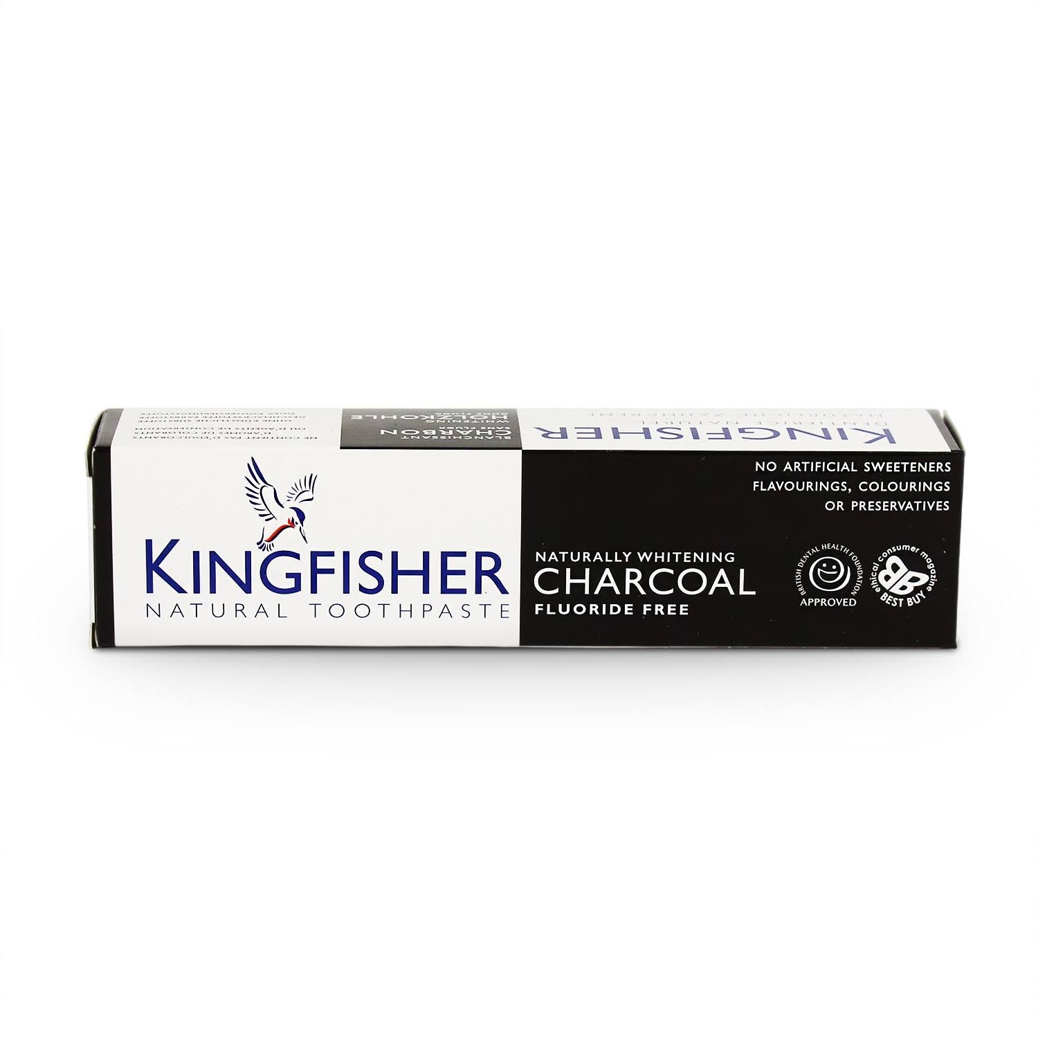 Kingfisher Naturally Whitening Charcoal Toothpaste, 100 ml