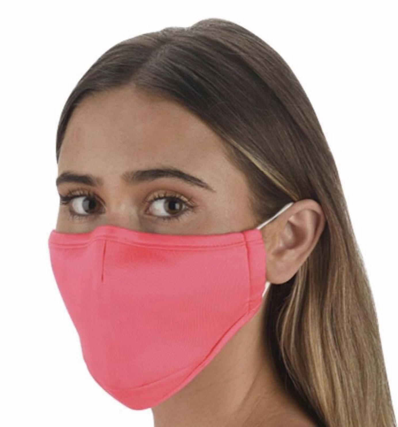 Snoozies Fashion Face Coverings (Mask) Neon Pink with Filter