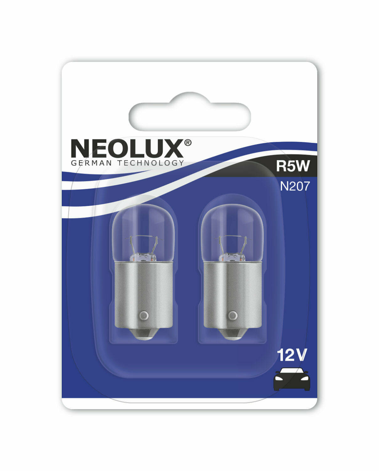 NEOLUX Standard Bulbs - R5W 12V 5W (207) BA15s [N207-02B]