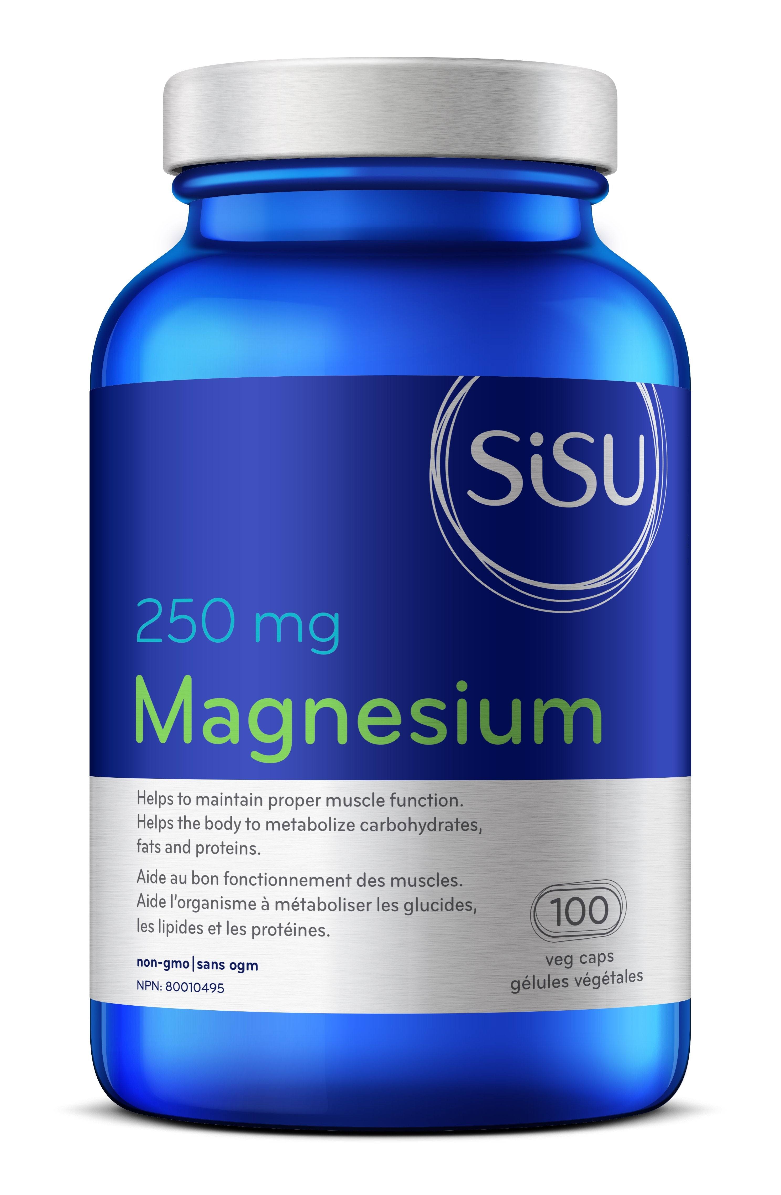 Sisu Magnesium Supplement - 250mg, 100ct