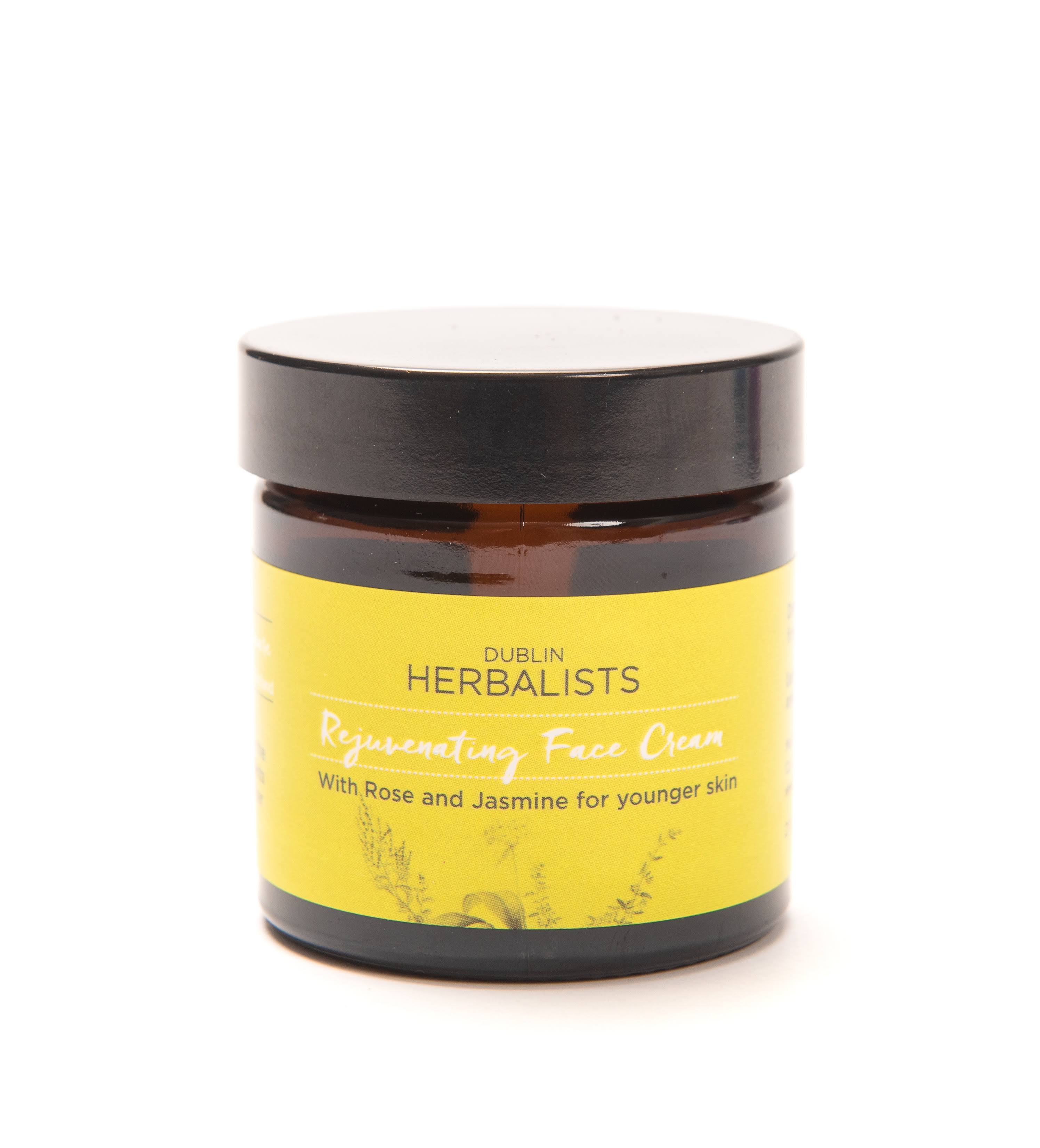 Dublin Herbalists Rejuvenating Face Cream with Rose and Jasmine Extracts
